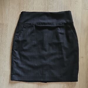 Banana Republic Dark Gray Pencil Skirt